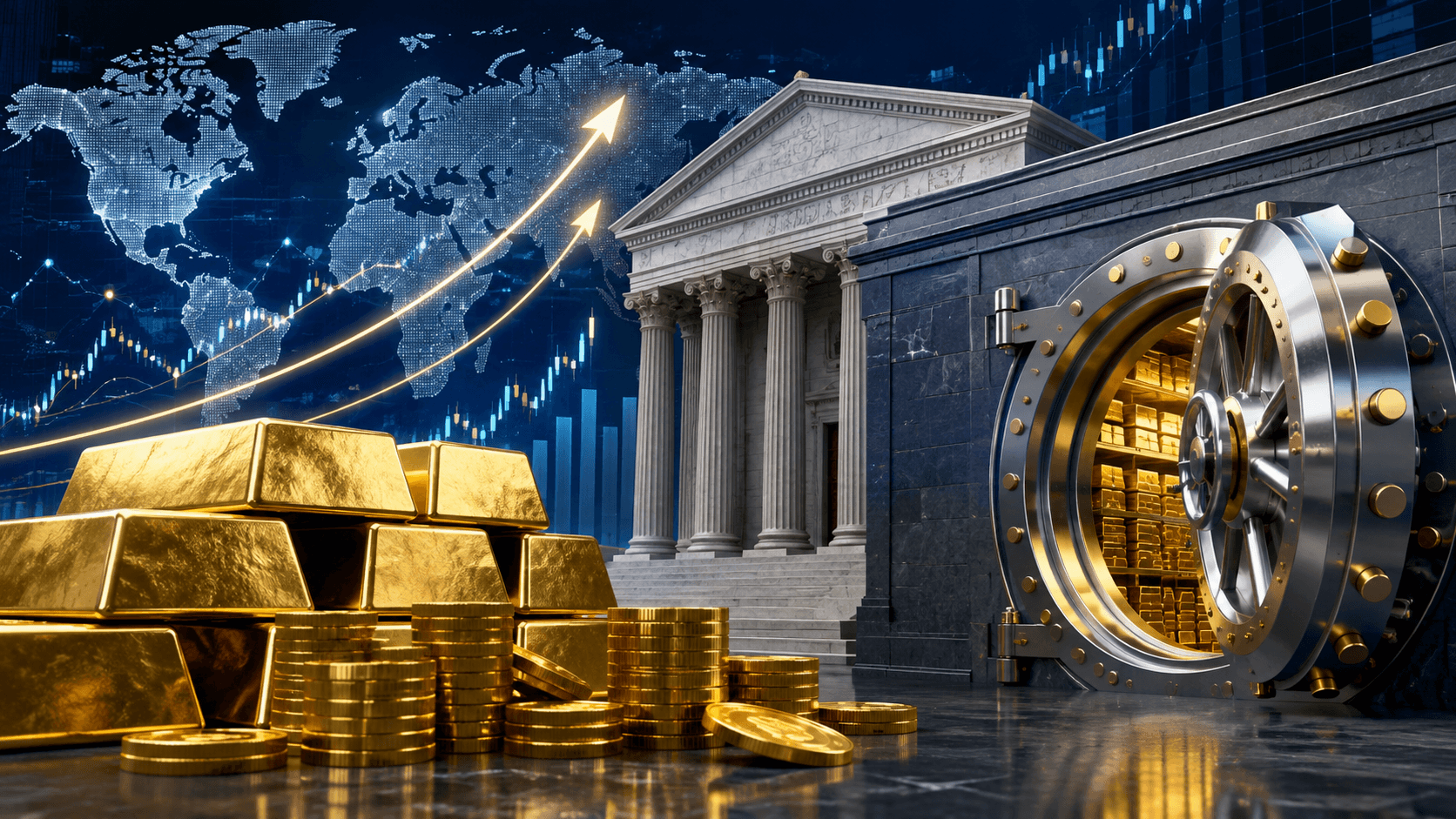 الصين تتصدر سباق البنوك المركزية لشراء الذهب
