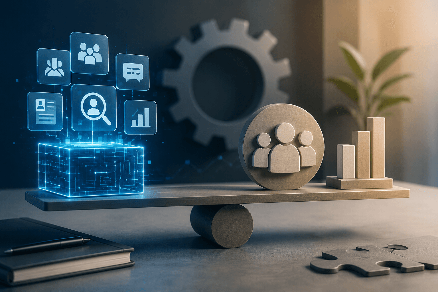 (ai)الذكاء الاصطناعي يعيد تشكيل مستقبل الموارد البشرية