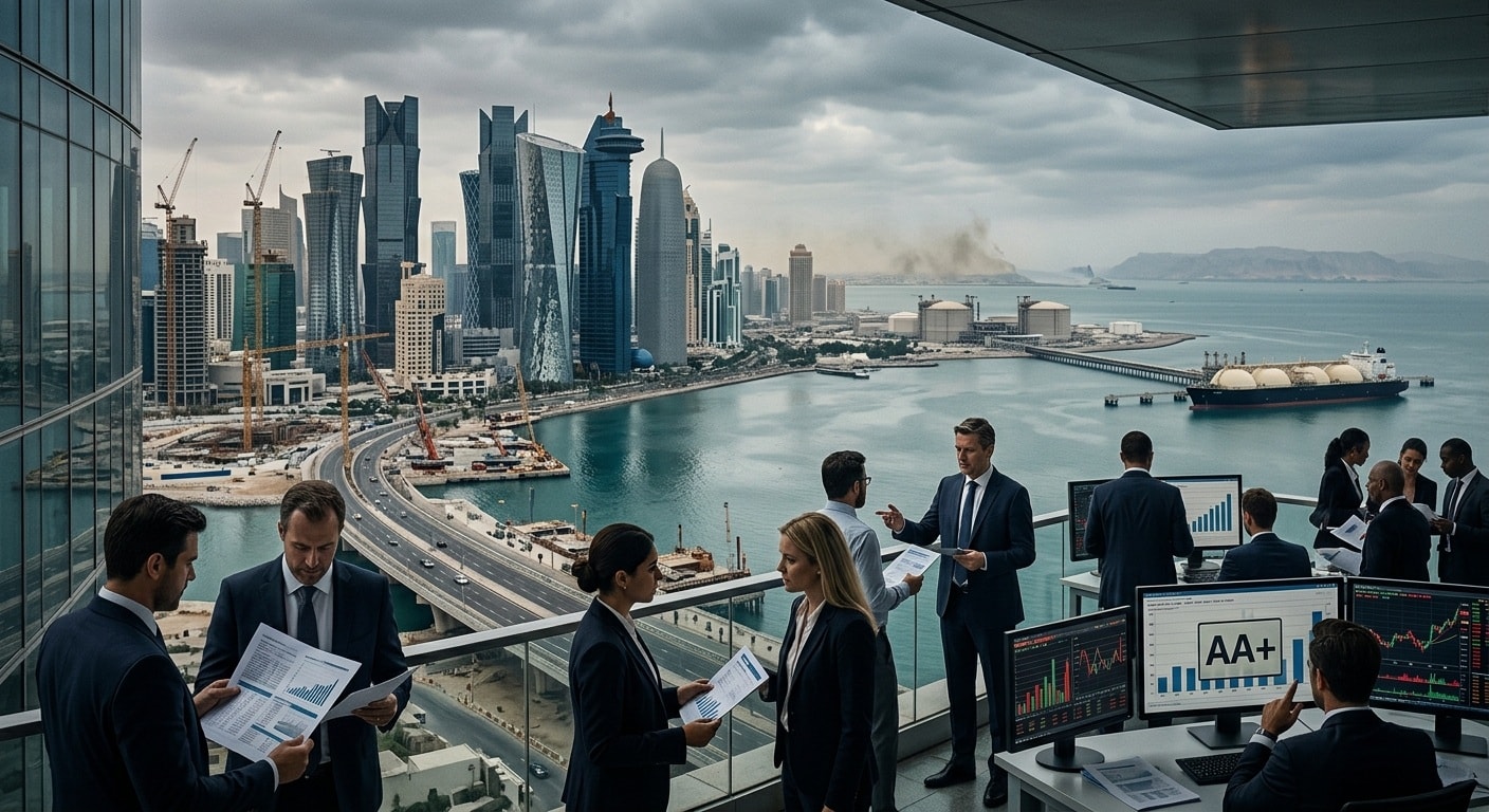 قطر بين تصنيف ائتماني قوي واضطرابات الغاز ai