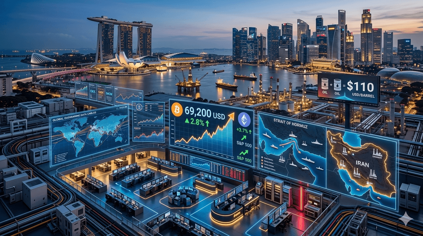 مكاسب محدودة للعملات الرقمية مع تصاعد التوترات العالمية