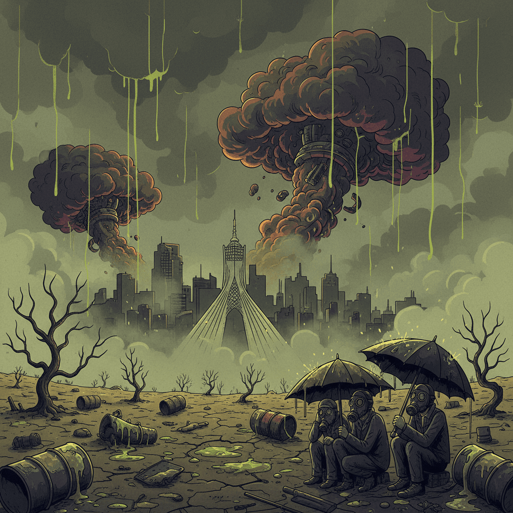 طهران تحت سحابة سامة... تداعيات بيئية خطيرة للضربات الأميركية - الإسرائيلية