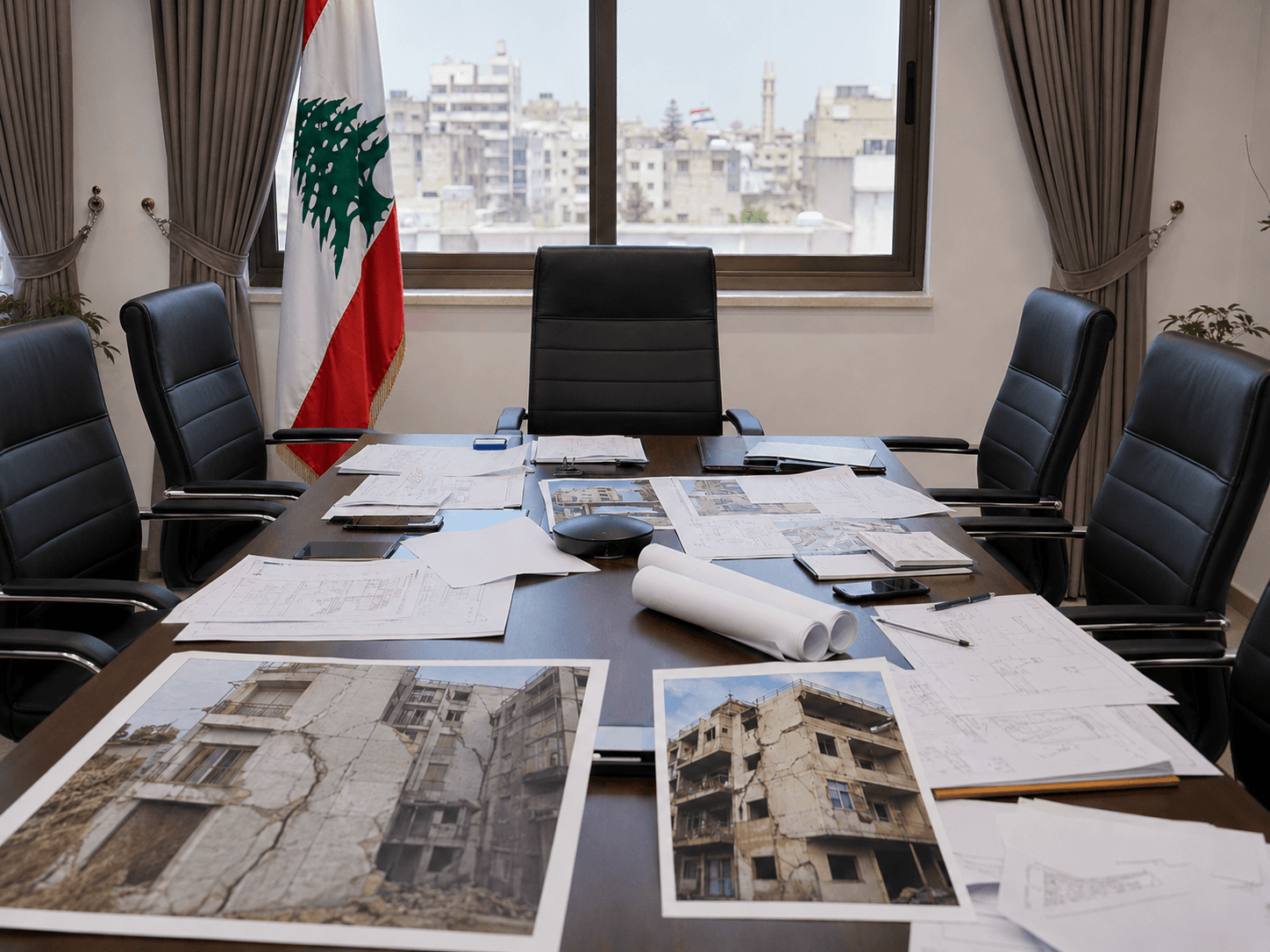 الرافعي تترأس اجتماعاً لمتابعة ملف الأبنية المتصدعة في طرابلس