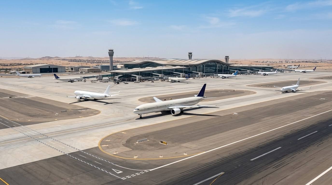 المطارات السعودية وسط تحذيرات للطيران - AI