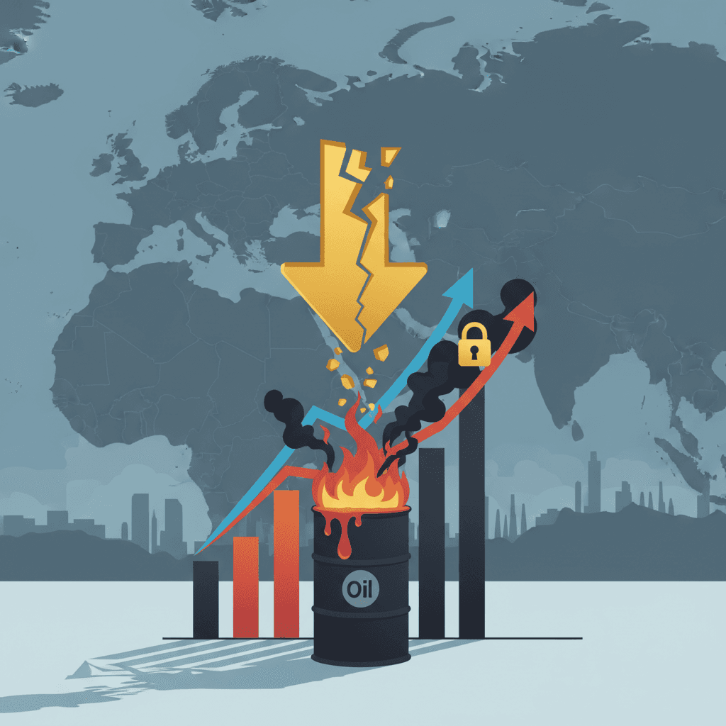 الذهب يتراجع الإثنين وسط مخاوف من ارتفاع أسعار النفط والفائدة