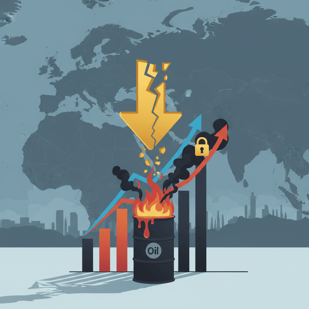 Gold Prices Tumble Amid Rising Oil Costs and Interest Rate Fears