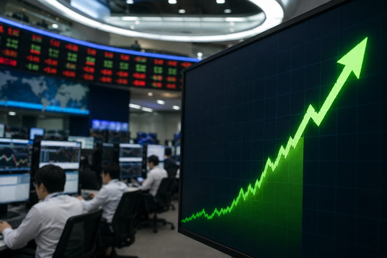 مؤشر كوسبي يسجل أكبر قفزة يومية في تاريخه بارتفاع 18%