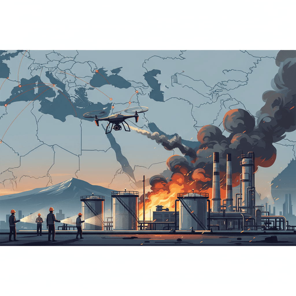 إيران تنفي ضلوعها في الهجوم على مصفاة نفط لاناز في شمال العراق