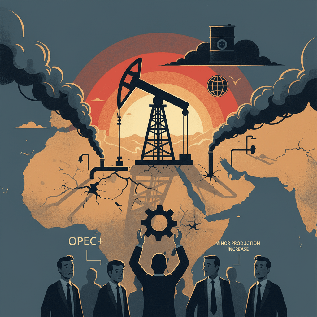 OPEC+ Cautious on Oil Supply Amid Middle East Tensions, Announces Minor Production Increase