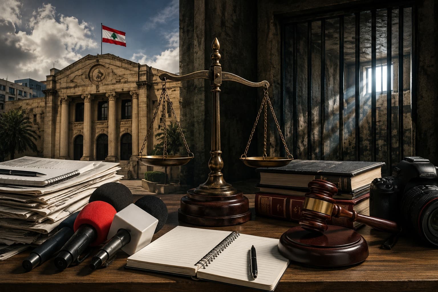 حبس صحافي في لبنان يُشعل الجدل... أين تنتهي حرية الصحافة وأين تبدأ هيبة القضاء؟