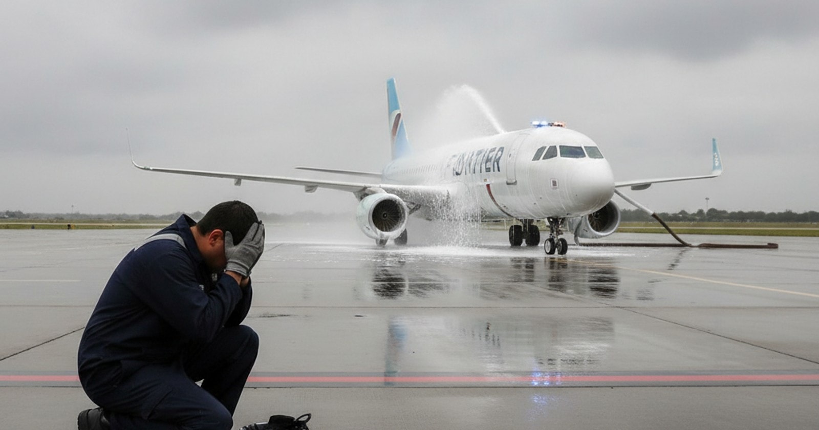 Frontier Flight Aborts Takeoff After Striking Person on Denver Runway