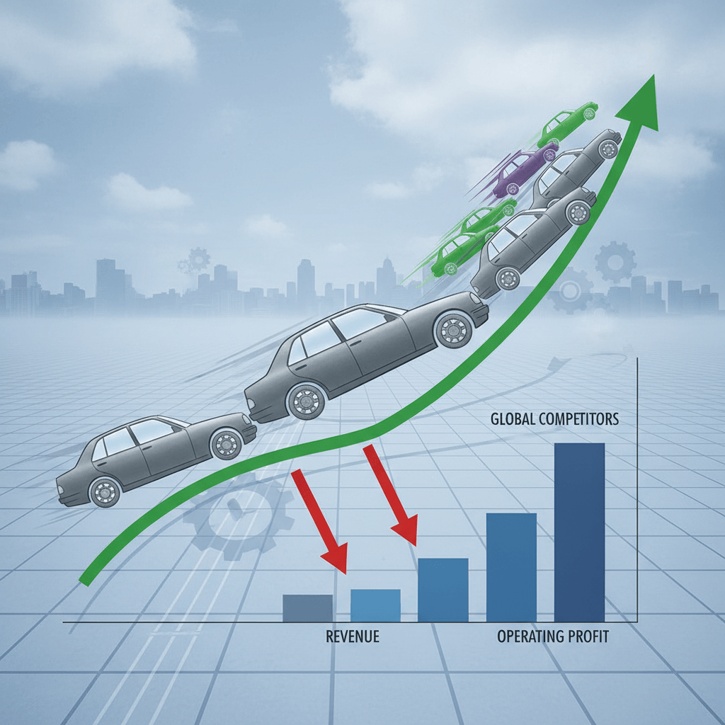 German Automakers Lag Behind Global Competitors in Key Financial Metrics, Report Finds