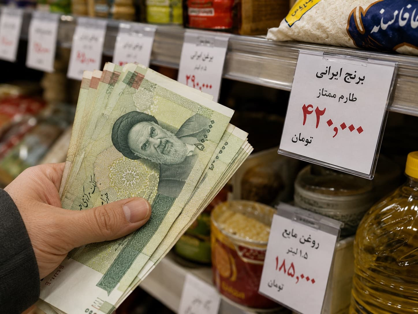 إيران تسجّل تضخمًا عند ثاني أعلى مستوى منذ الحرب العالمية الثانية