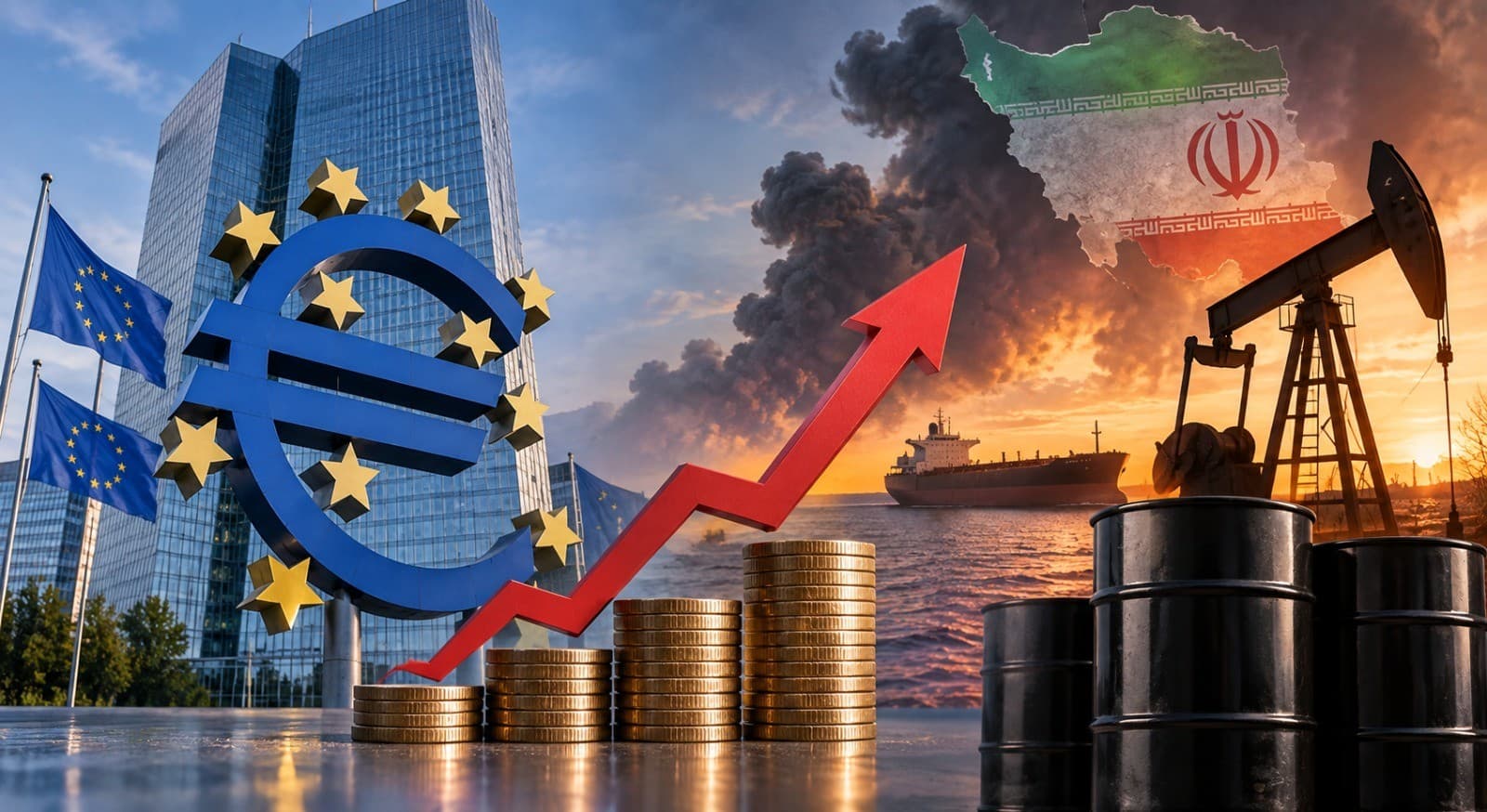 البنك المركزي الأوروبي يرفع أسعار الفائدة لمواجهة الضغوط التضخمية