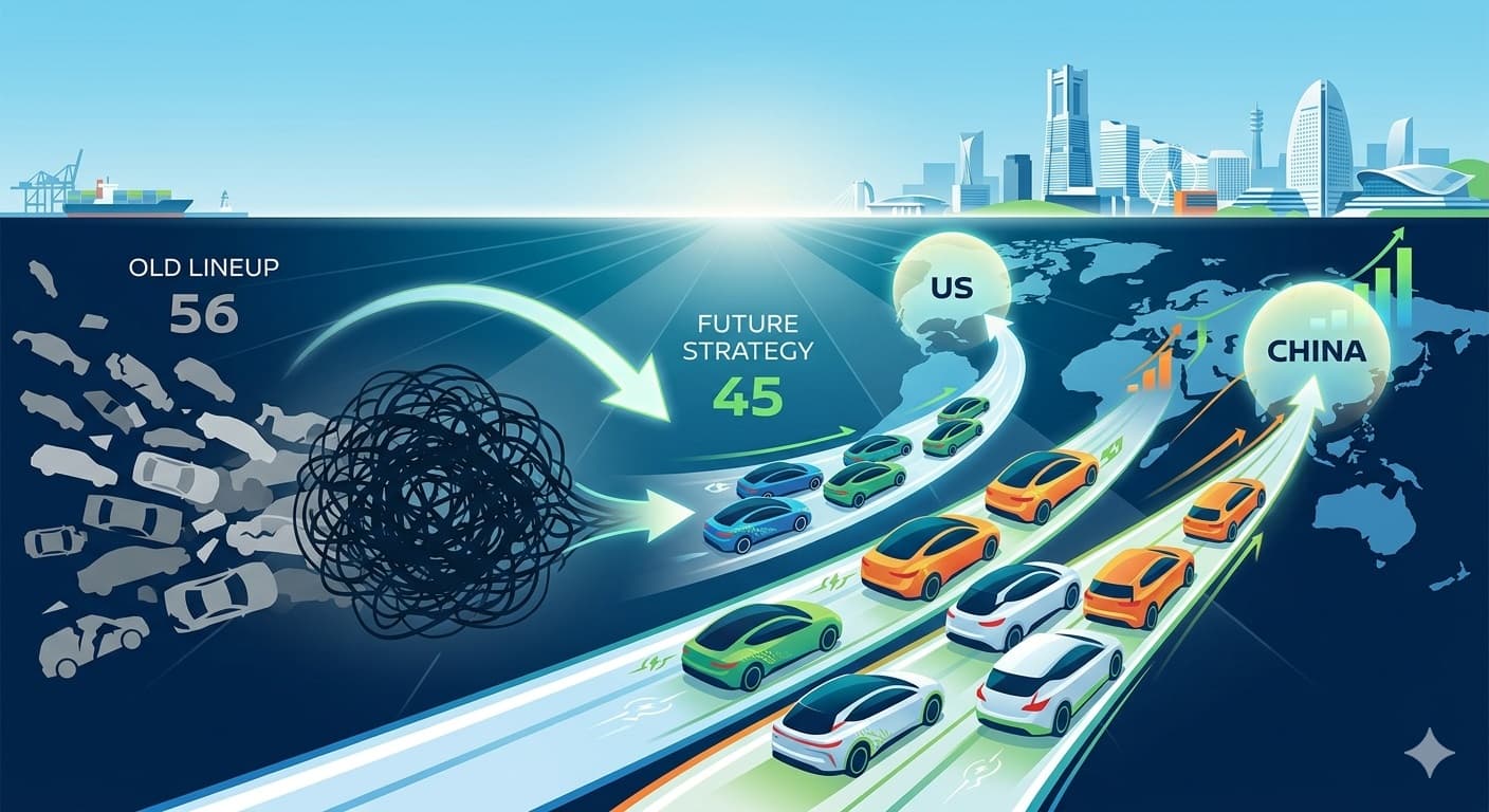 نيسان تعيد هيكلة طرازاتها لتعزيز مبيعاتها في الولايات المتحدة والصين