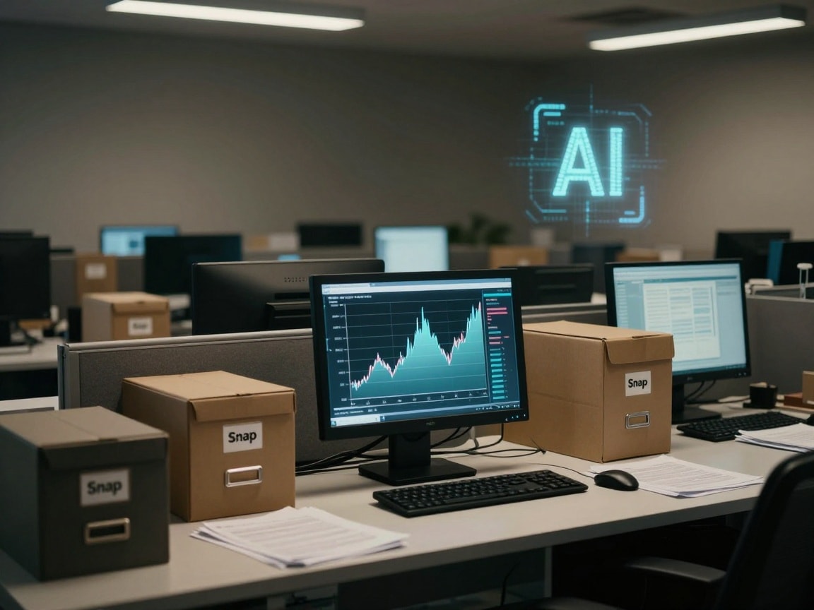 استبدال الموظفين في شركة سناب بالذكاء الاصطناعي AI