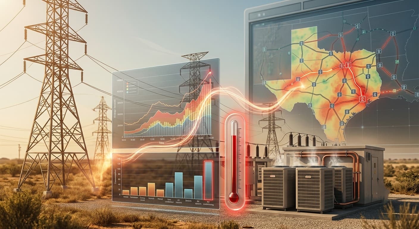 حرارة تكساس تدفع الطلب على الكهرباء إلى مستويات قياسية