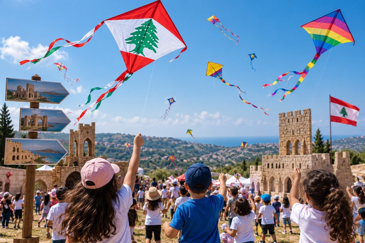 مهرجان "طيارة ورق 2026" يجمع آلاف المشاركين في جنوب لبنان لدعم الأطفال