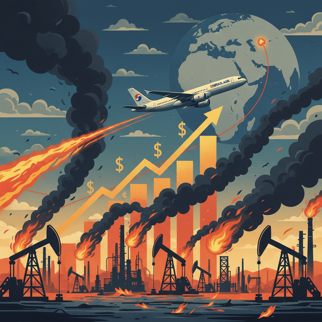 Korean Air Enters Emergency Mode as Mideast Tensions Inflate Fuel Costs