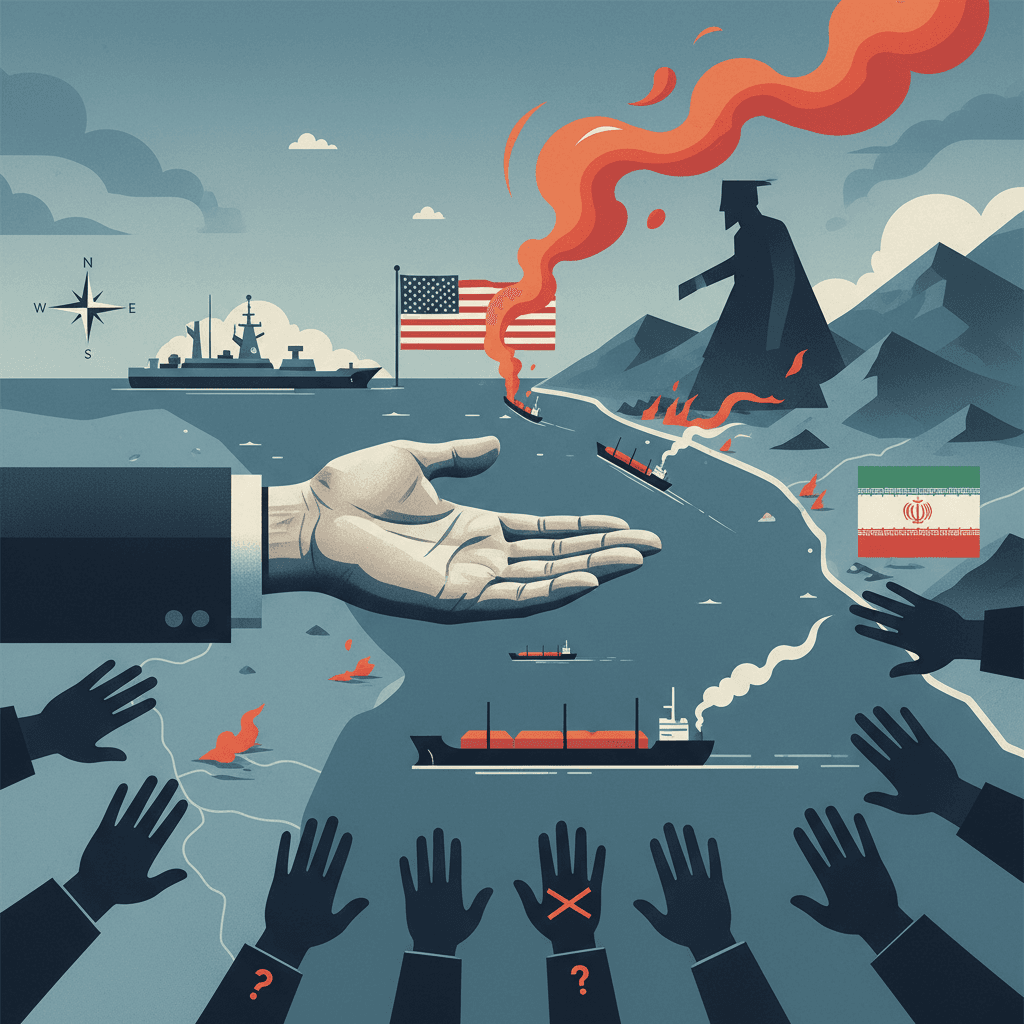 دعوة ترامب لتأمين مضيق هرمز تواجه فتوراً دولياً وتصاعداً في التوتر مع إيران