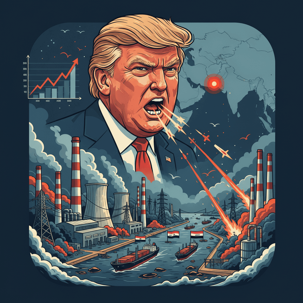 ترامب يهدد محطات الطاقة الإيرانية مع استمرار أزمة مضيق هرمز