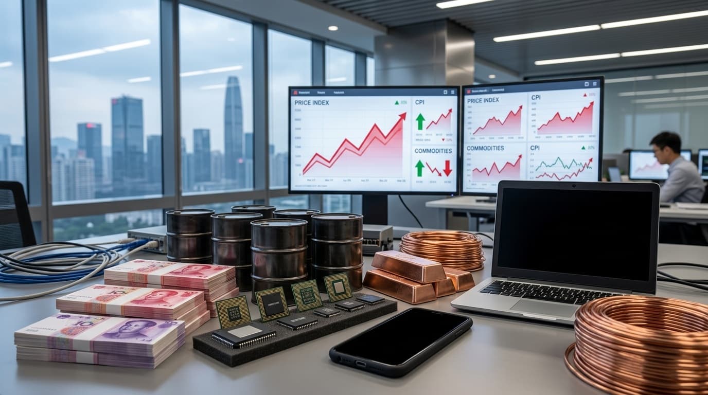 التضخم في الصين ينتعش مع ارتفاع النفط والذكاء الاصطناعي