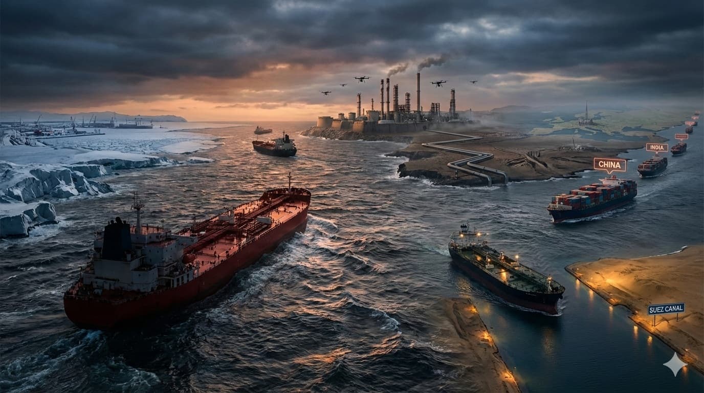 ارتفاع صادرات النفط الروسي وسط ضربات الطائرات المسيّرة الأوكرانية