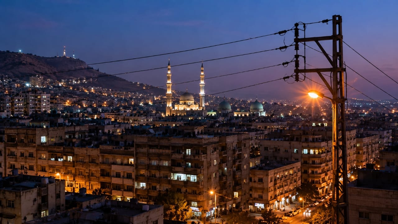 دمشق تحصل على كهرباء 24 ساعة ai
