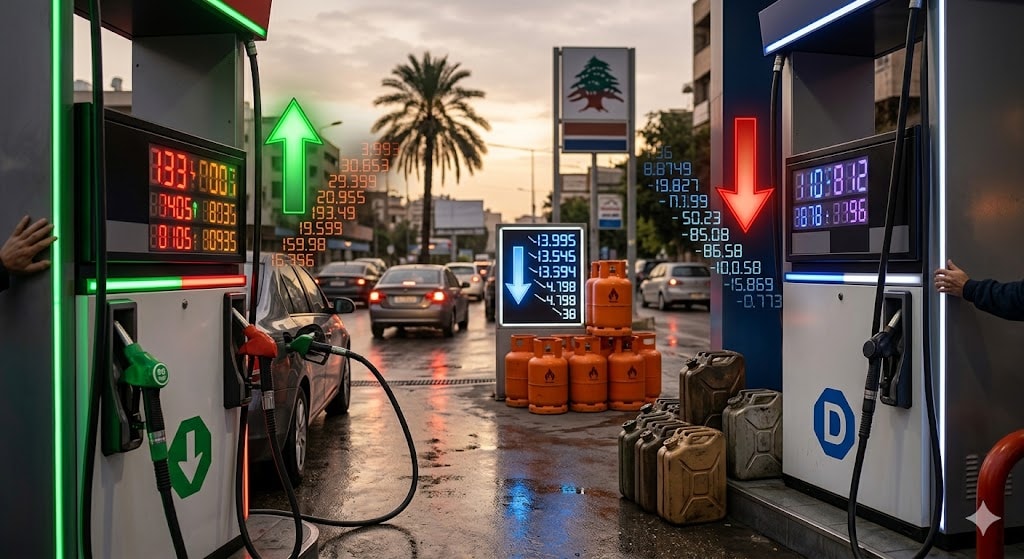 تعديلات جديدة على أسعار المحروقات في لبنان مع ارتفاع البنزين وتراجع المازوت والغاز_صورة مولدة عبر الذكاء الاصطناعي