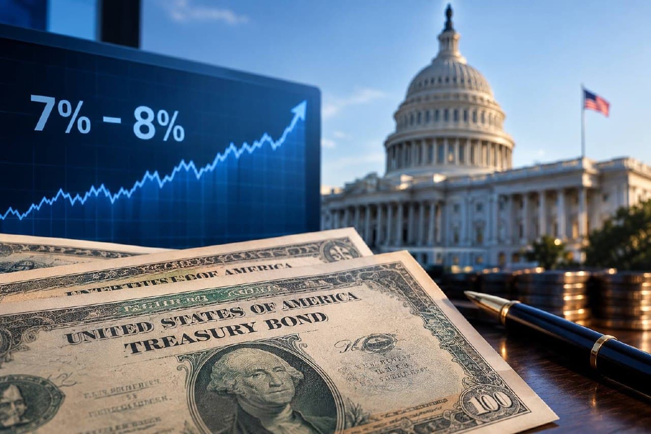 جي بي مورغان يتوقع عوائد تصل إلى 8% للسندات الأميركية