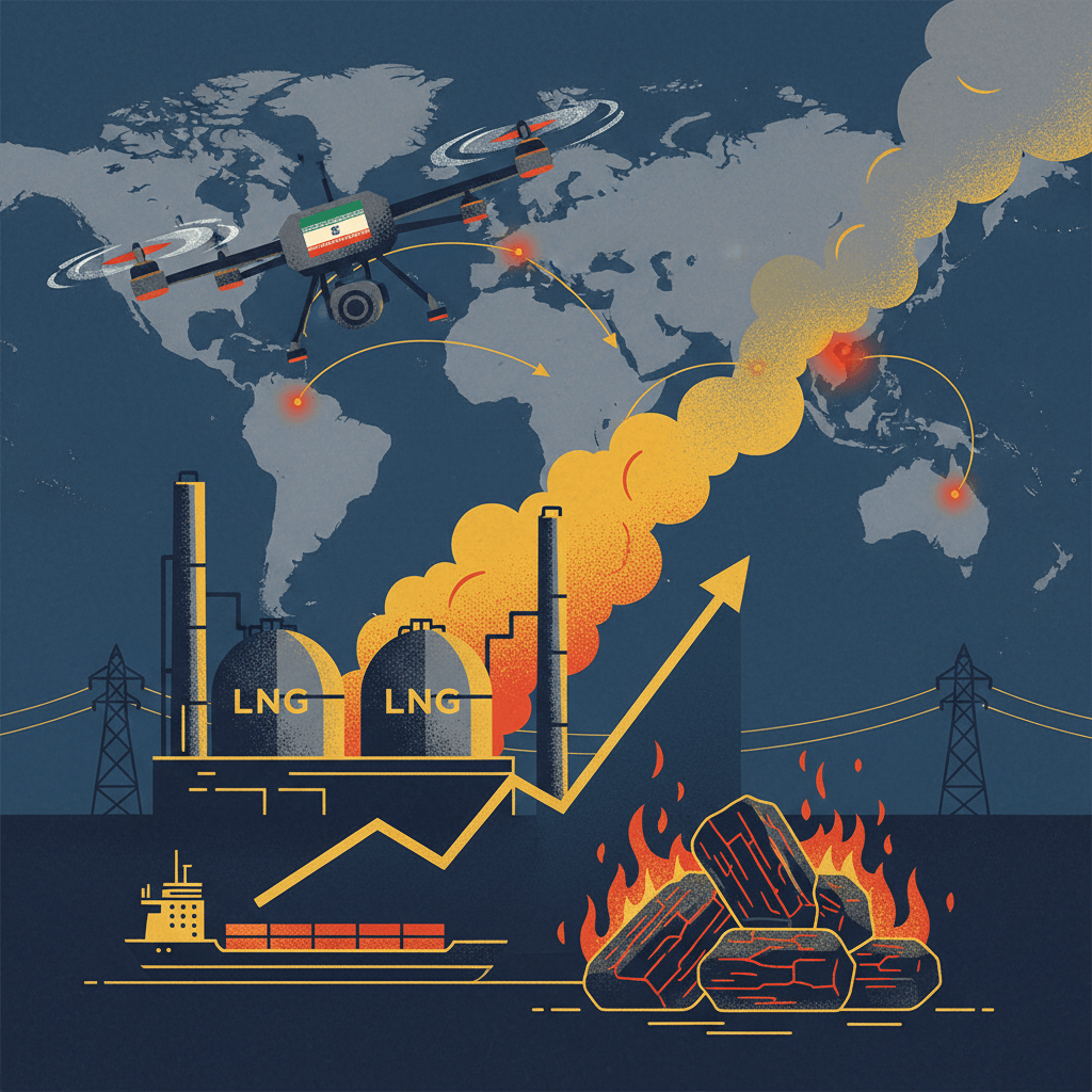 Coal Markets Surge Amid Qatar LNG Disruption, Fueling Price Hikes