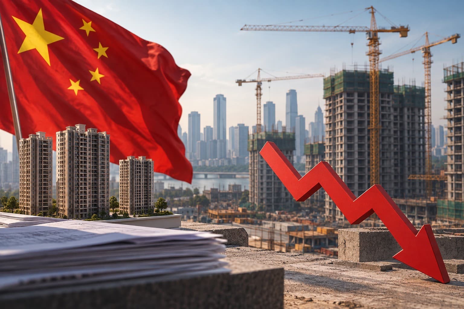 إيرادات مبيعات الأراضي في الصين مرشحة للتراجع 30% مع تغيير نظام بيع العقارات