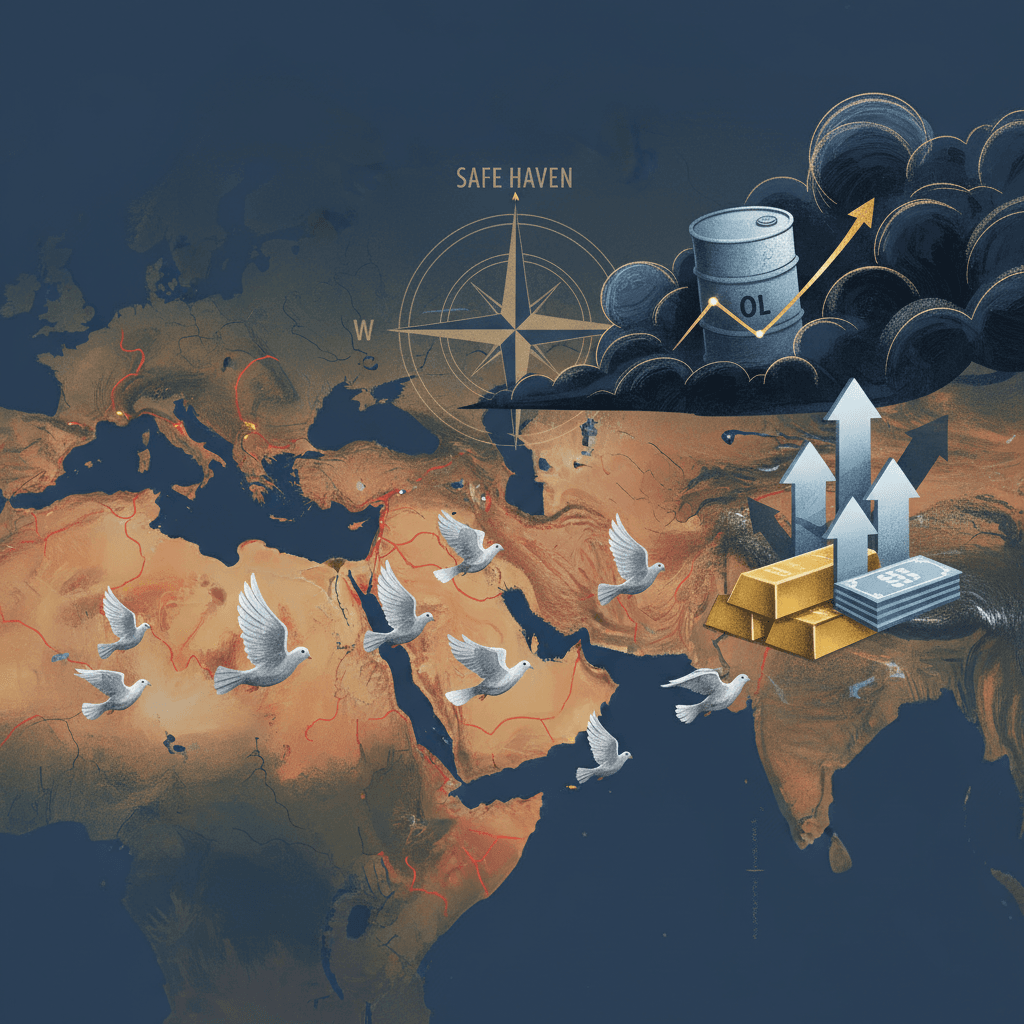 صراع الشرق الأوسط يدفع المستثمرين نحو الملاذات الآمنة... ماذا عن الذهب والسندات؟