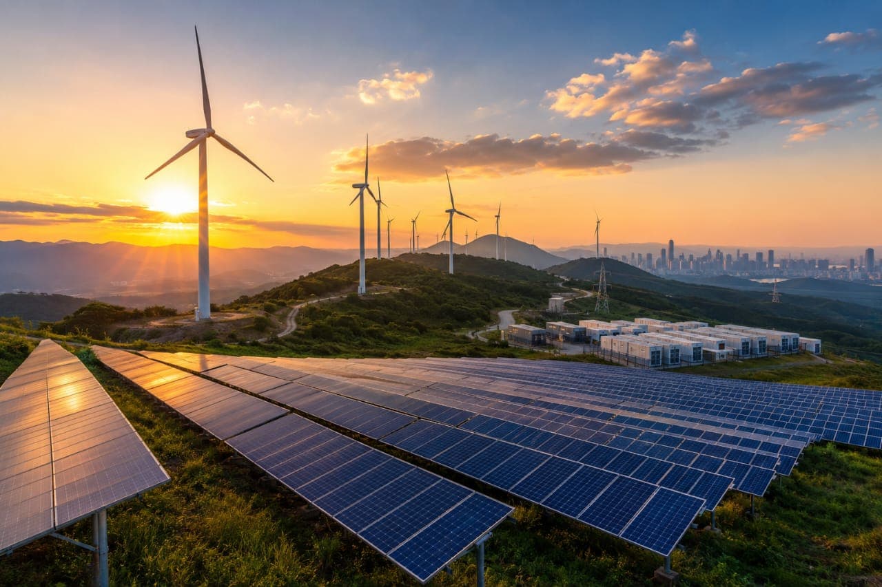 الصين تعزز خطط الطاقة المتجددة وتستهدف زيادة الاستهلاك 53% بحلول 2030