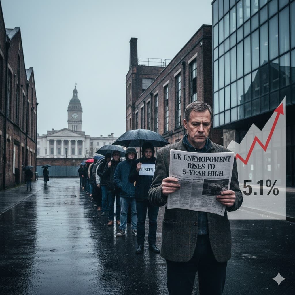 ارتفاع البطالة في المملكة المتحدة وتراجع نمو الأجور قبيل اجتماع بنك إنكلترا
