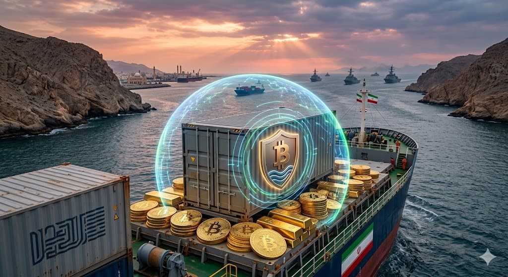 إيران تطلق تأمين شحن مدعوم بعملة بيتكوين لعبور مضيق هرمز