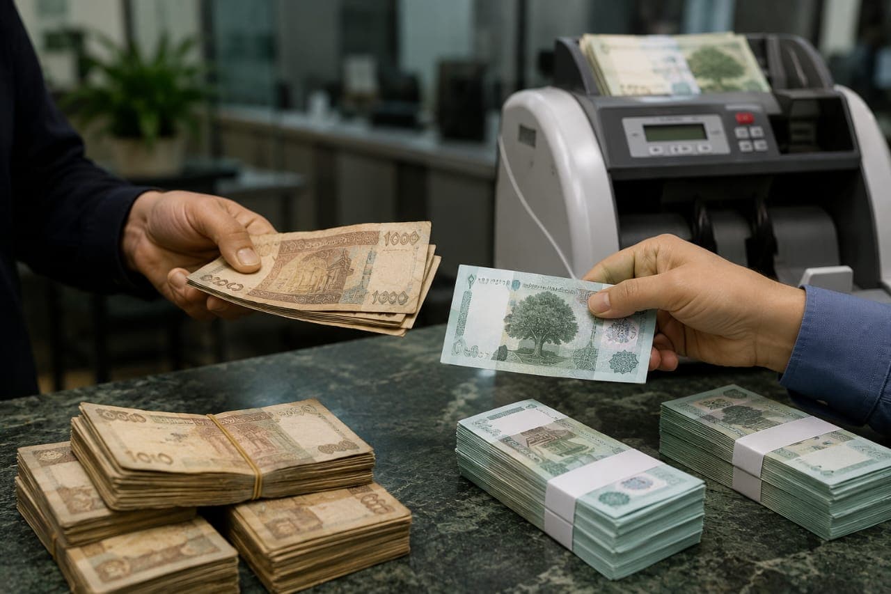 أسبوع أخير لاستبدال الليرة السورية القديمة قبل خروجها من الأسواق