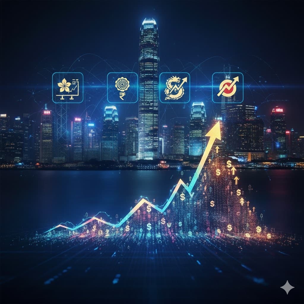 هونغ كونغ والهند تقودان طفرة تاريخية في جمع الأموال بأسواق آسيا