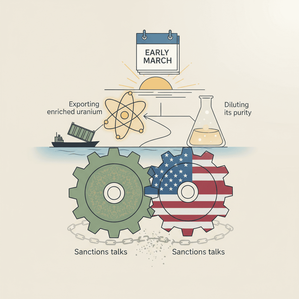 مسؤول إيراني كبير لرويترز: طهران منفتحة على خيارات لتصدير اليورانيوم المخصب وتخفيف درجة نقائه