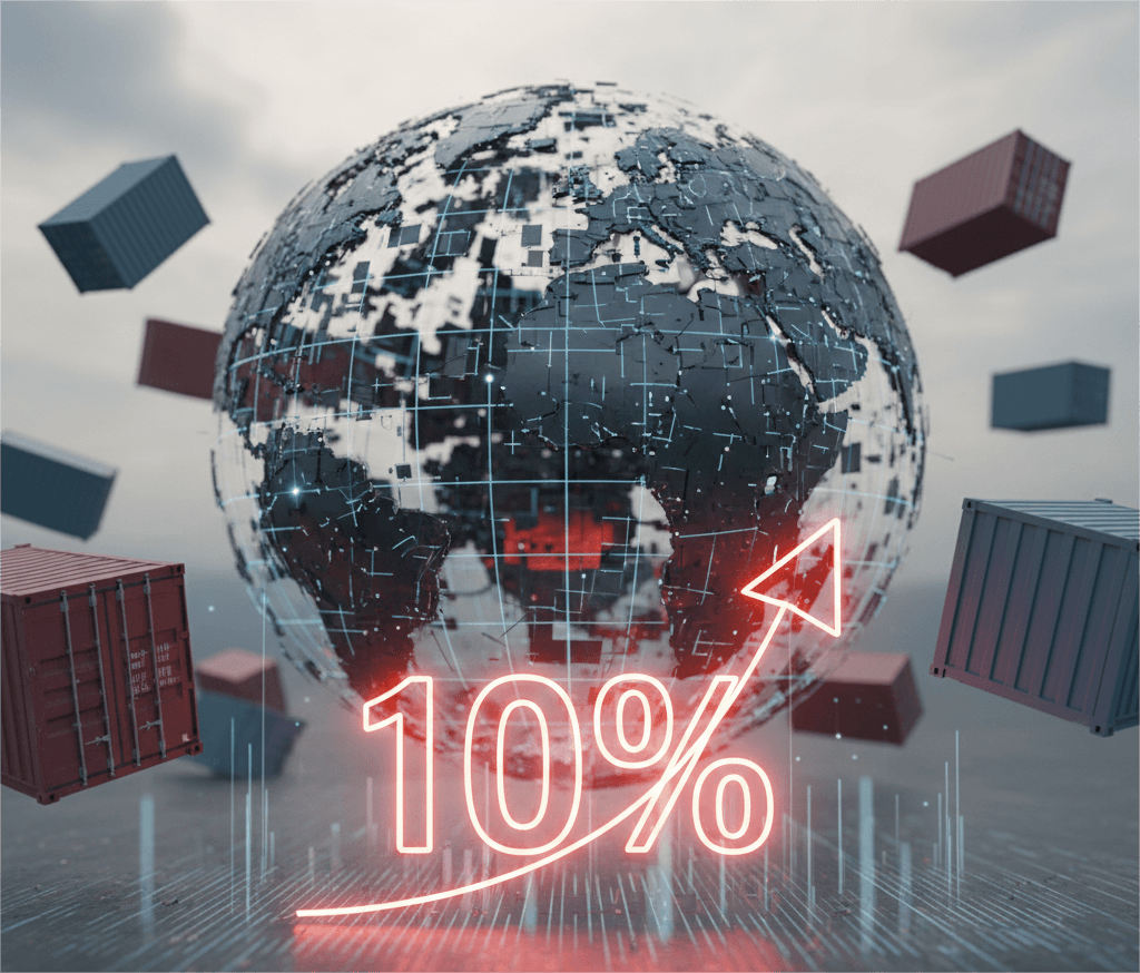 ترامب يفرض رسوماً عالمية بنسبة 10% ai