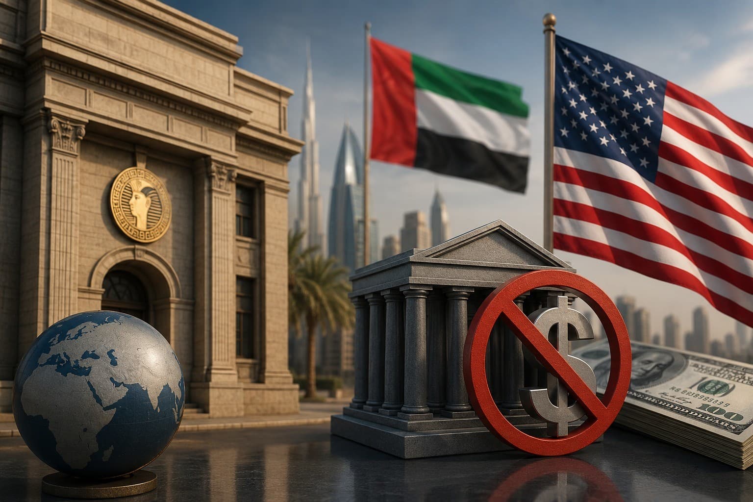 بنك مصر يراجع إجراءً أميركياً لتقييد تعاملات فروعه في الإمارات بالدولار