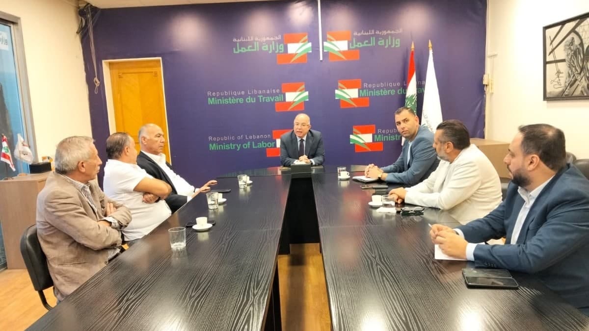 Minister of Labor Mohammad Haidar meets with delegations to discuss labor rights, wage correction, and social security.