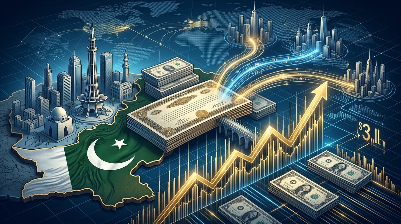 باكستان تنجز أكبر إصدار سندات دولية بقيمة 3 مليارات دولار