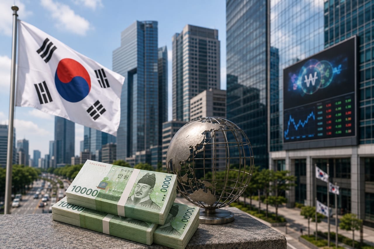 كوريا الجنوبية تفتح سوق الوون ai