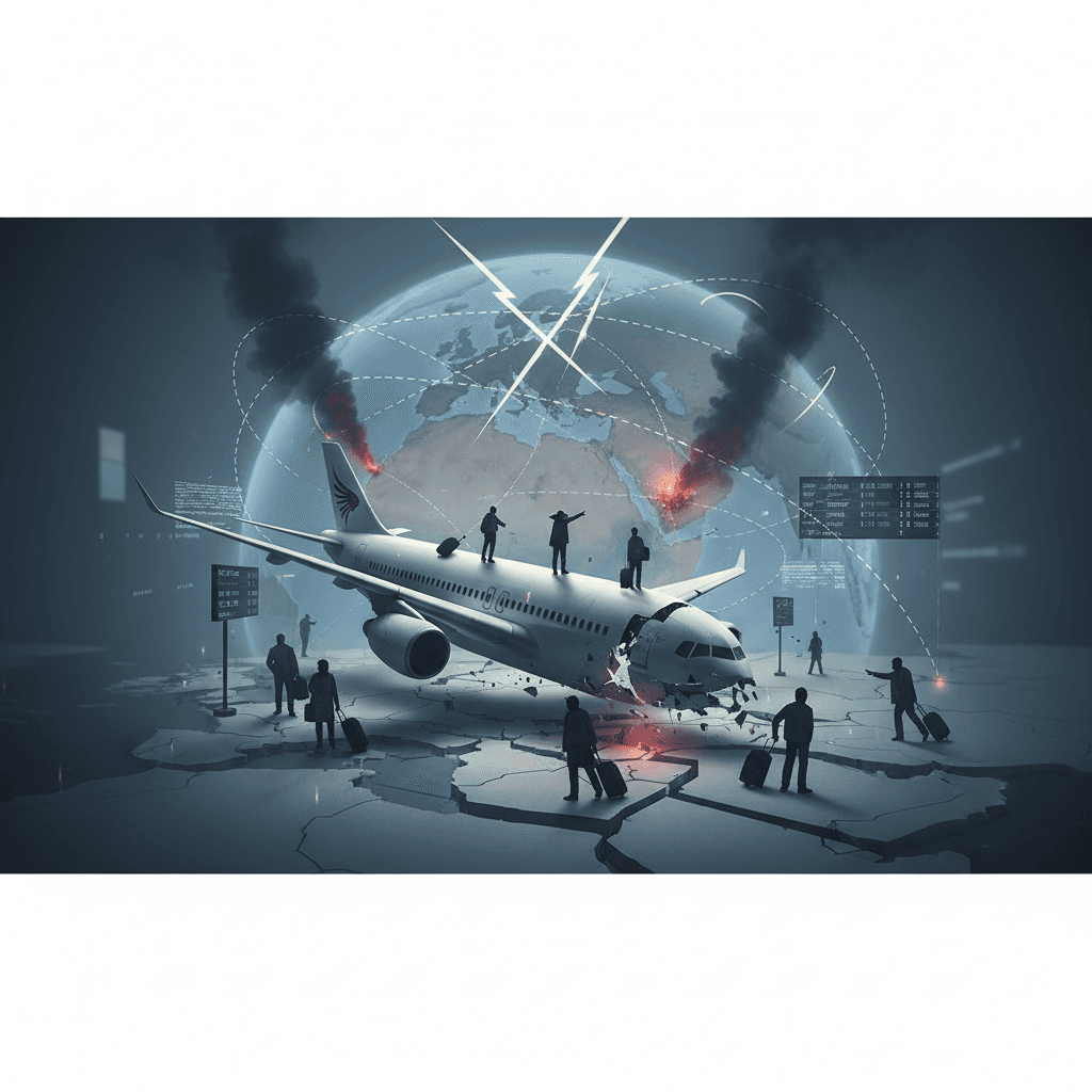 شركات الطيران الخليجية تواجه اضطرابات واسعة النطاق وسط تصاعد التوترات الإقليمية