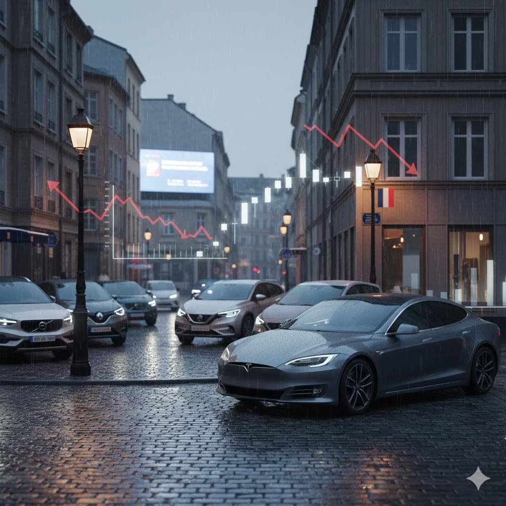 مبيعات تسلا تهبط إلى أدنى مستوى منذ ثلاث سنوات في فرنسا وتتراجع 88% في النرويج