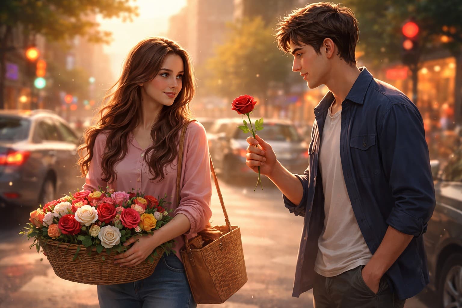 بائعة الورد (سلسلة "حبر ناعم" بقلم فدى الحاج)