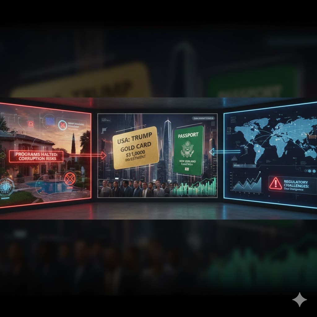 تأشيرات ذهبية وجوازات استثمارية: برامج إقامة وجنسية سريعة للأثرياء حول العالم